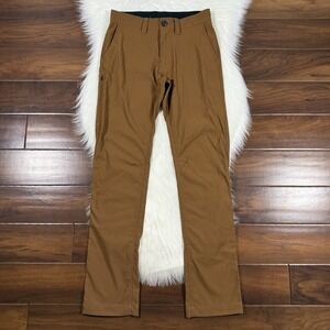 Prana Men's Size 28 x 32 Brown Alameda Slim Fit Hiking Pants